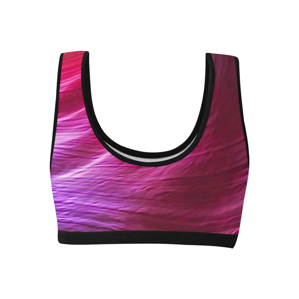 Purple Winds Women's Sports Bra