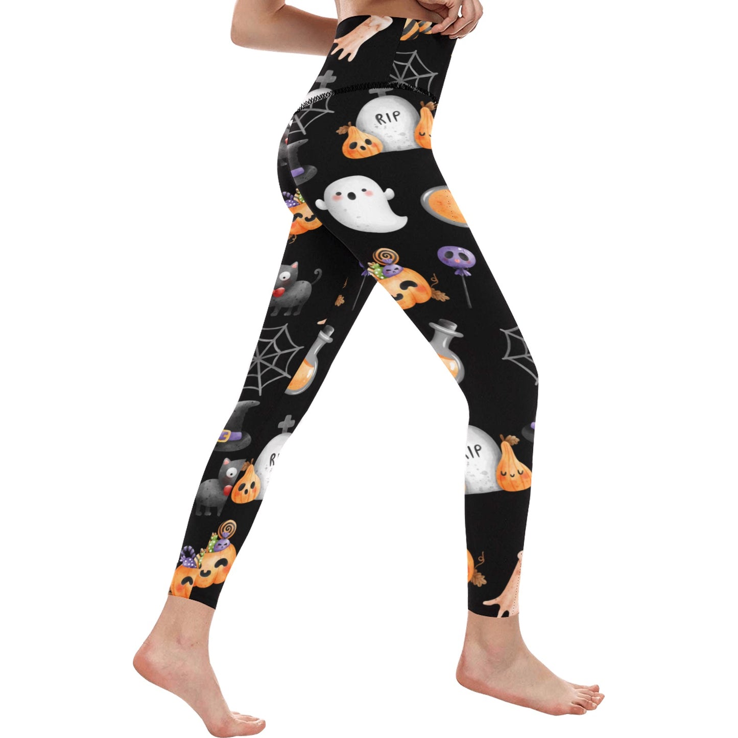 Halloween Women's High-Waisted Leggings