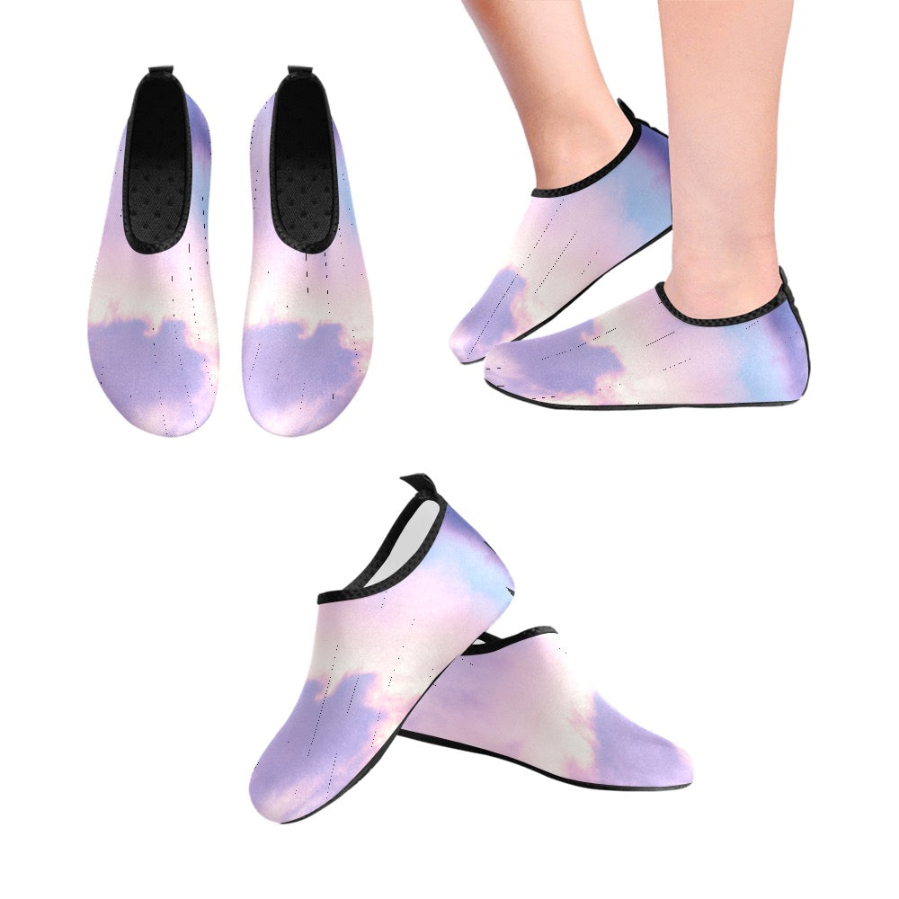 Pastel Skies Women's Slip-On Water Shoes