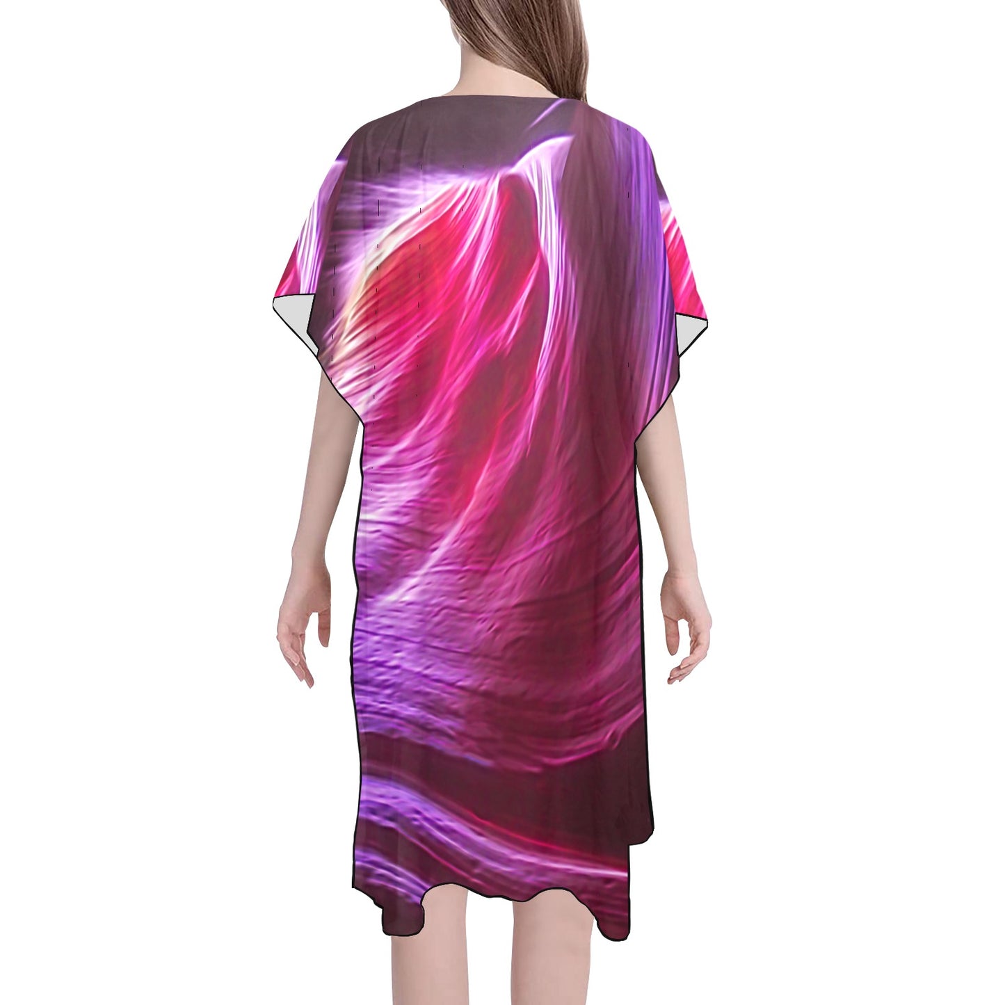 Purple Winds  Chiffon Cover Up