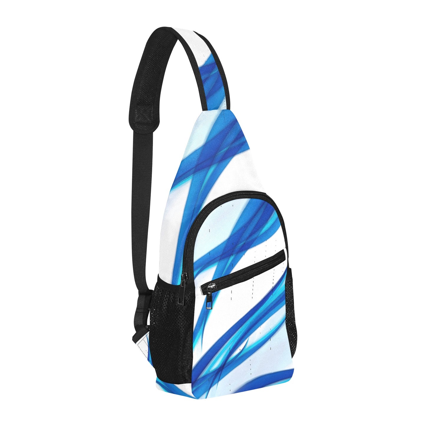 Blue Lightning Chest Bag