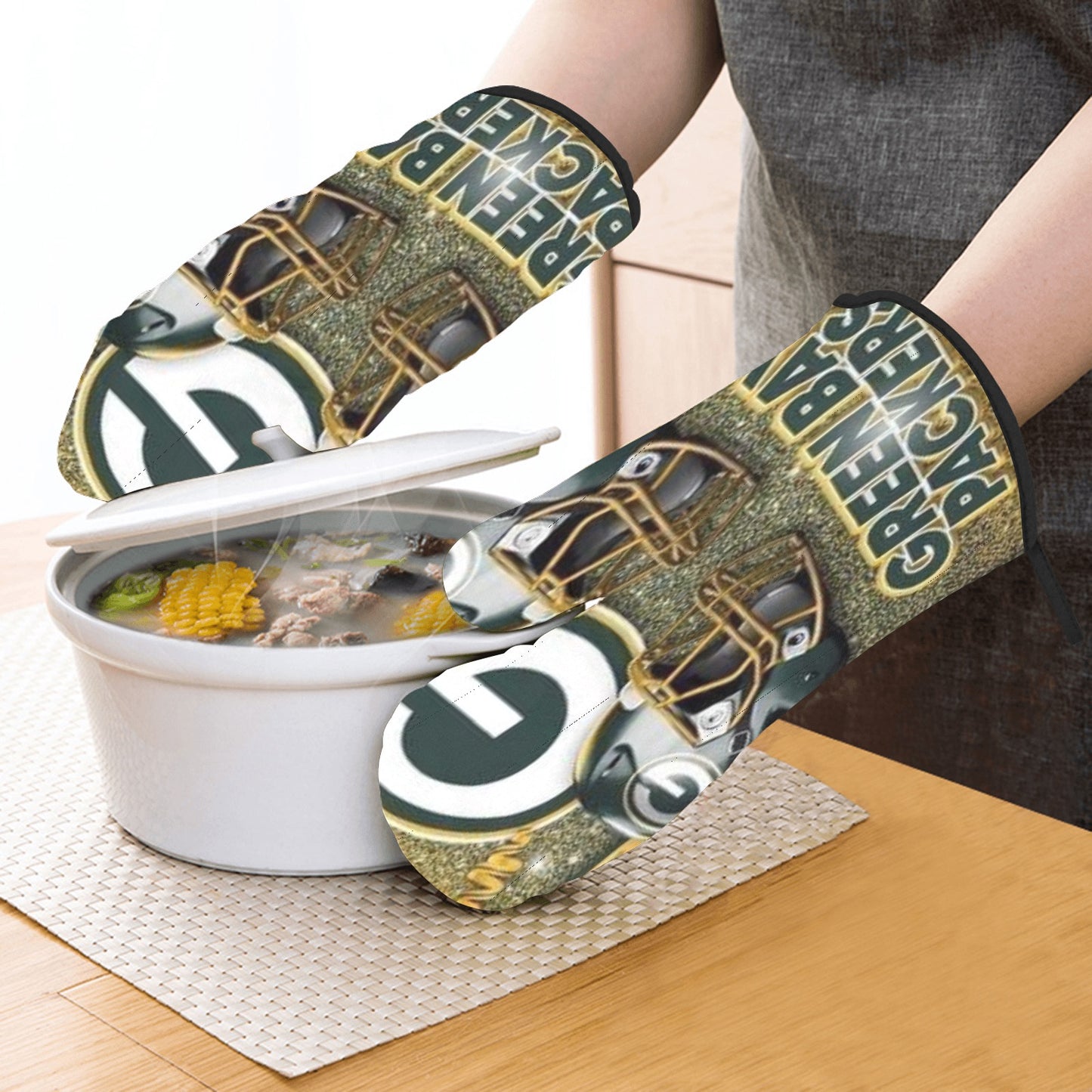 Green Bay Packers Oven Mitt & Pot Holder