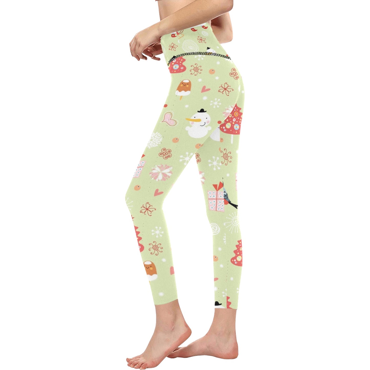 Merry Christmas Women's High-Waisted Leggings