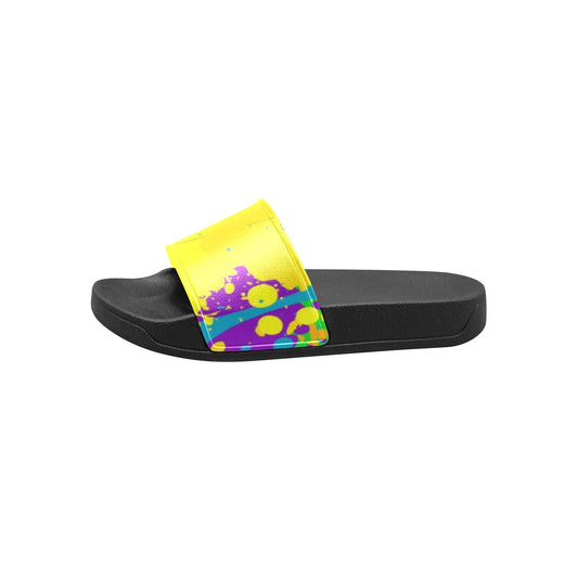 Yellow Splatter Kids Slides