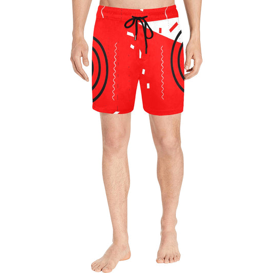 Red Does It Good Men's Swim Shorts