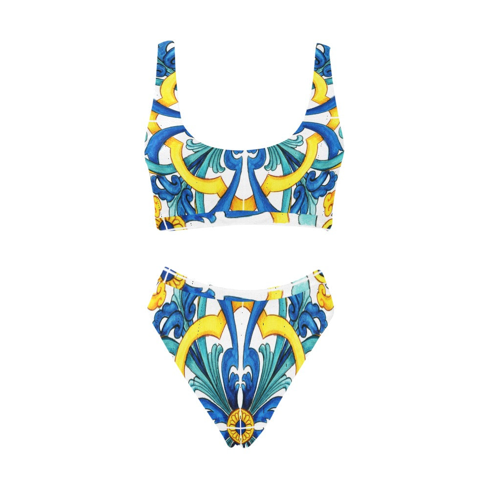 Mediterranean Sport Bikini Swimsuit