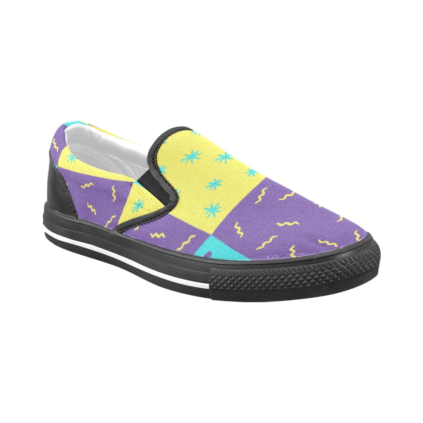 Purple Party Women's Slip-on Shoes