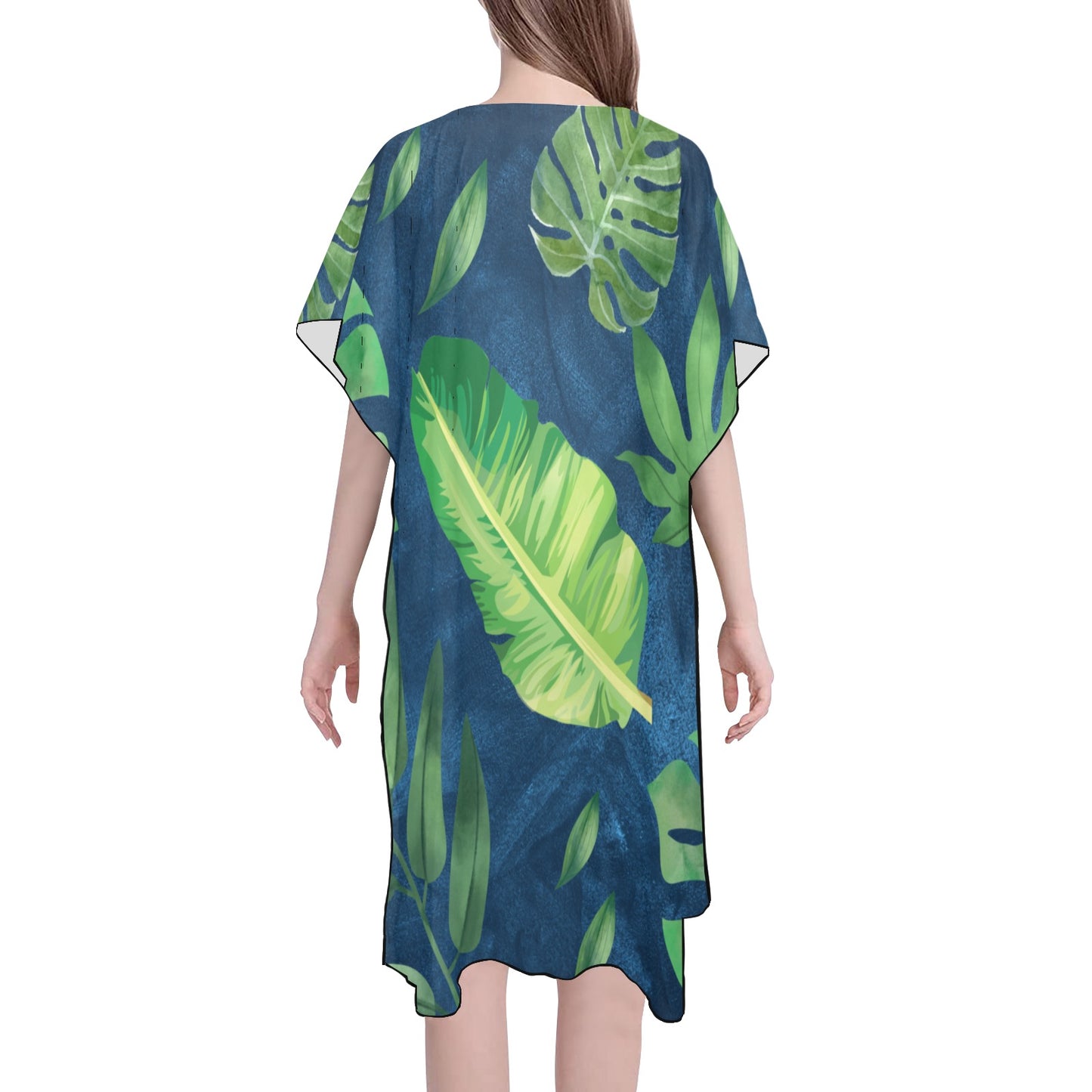 Leaves Chiffon Cover Up