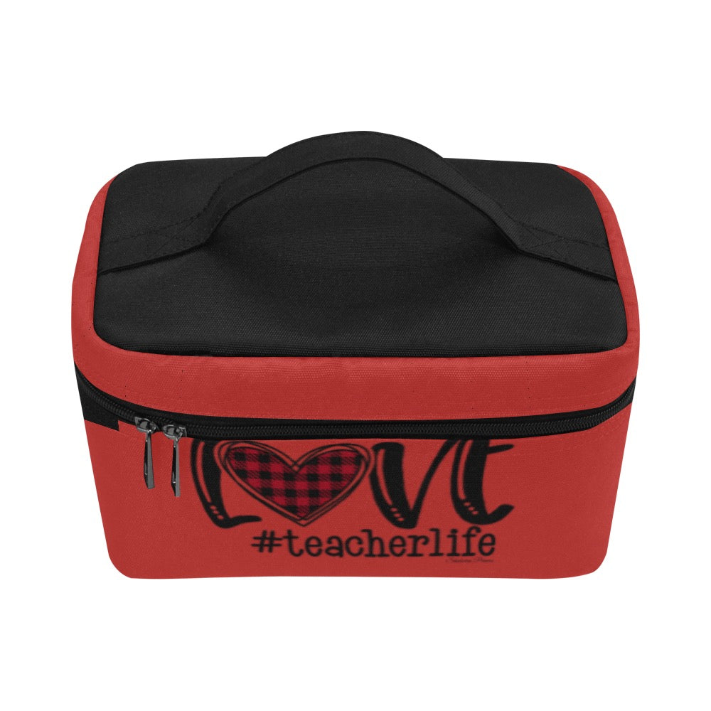 Love Teacher Life Cosmetic/Desk Bag/Large