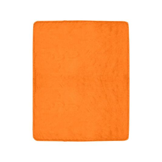 Orange Ultra-Soft Micro Fleece Blanket 40"x50"