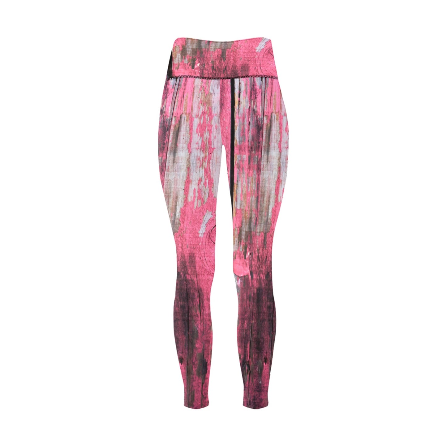 Pink Wood Women's High-Waisted Leggings