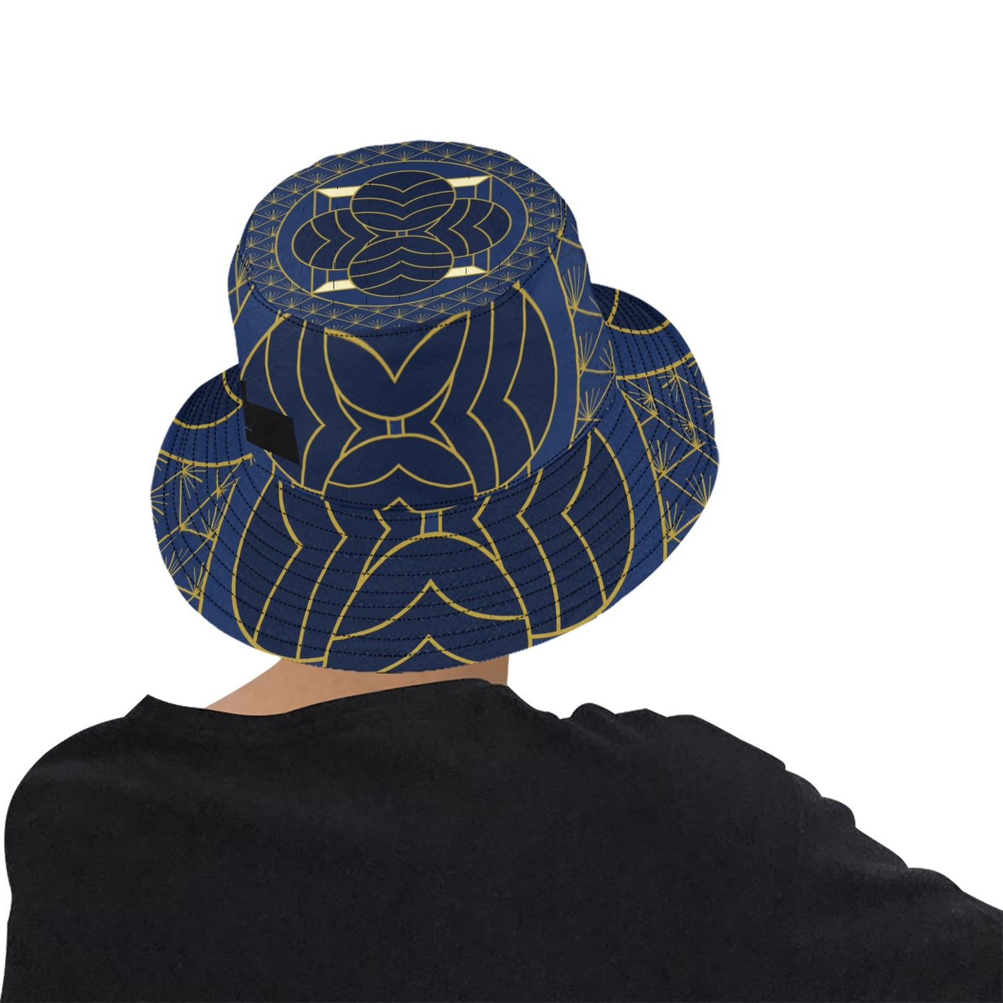 Navy Cut Unisex Bucket Hat