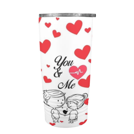 You & Me Valentine’s Day 20oz Insulated Stainless Steel Mobile Tumbler