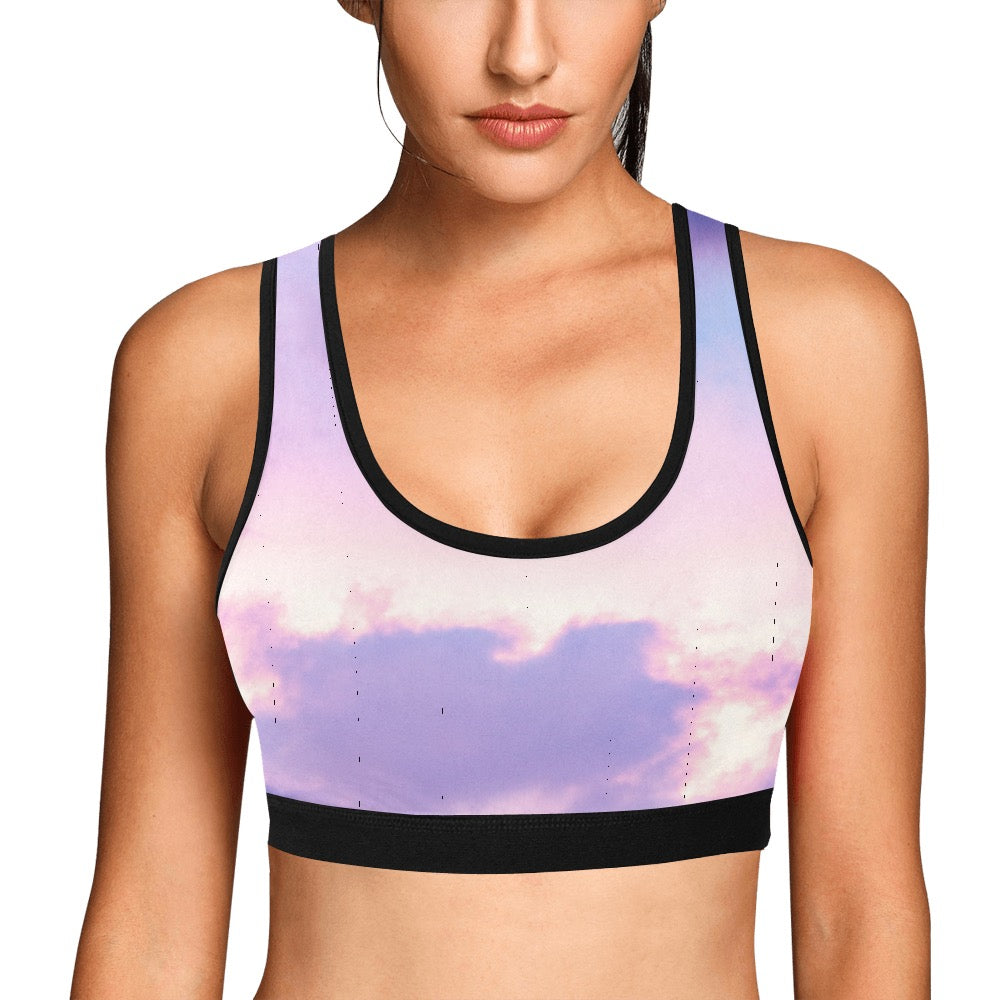 Pastel Skies Women's Sports Bra