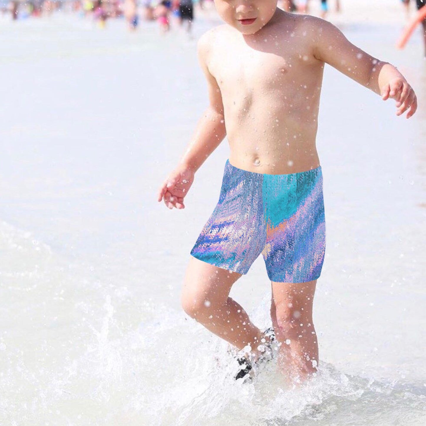 Pastel Blends Little Boys' Swimming Trunks