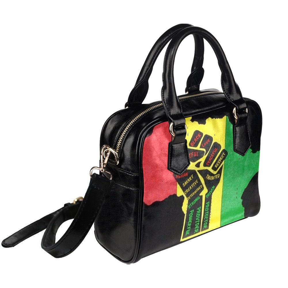 Black Excellence Shoulder Handbag