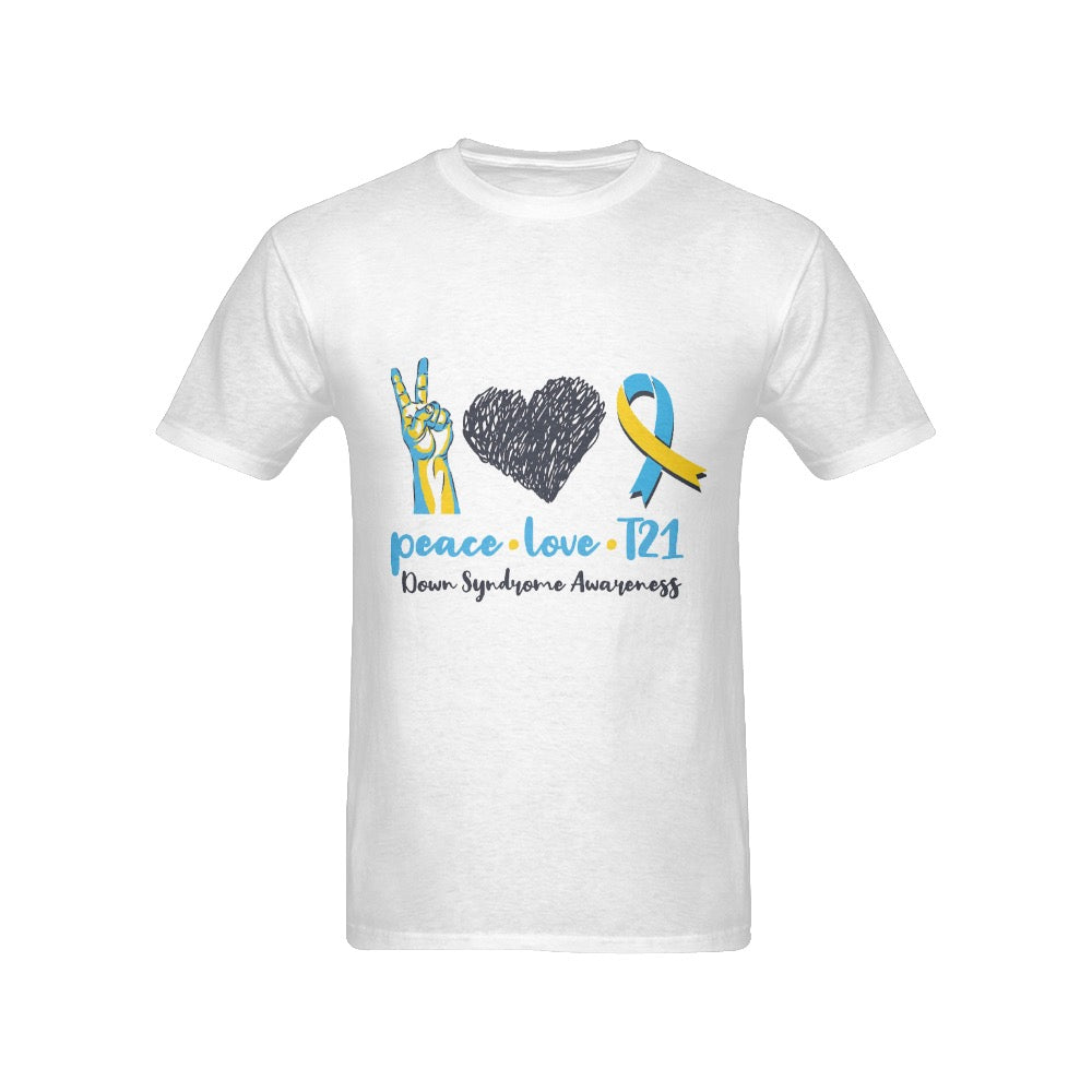 AWARENESS - Down Syndrome Men's T-Shirt