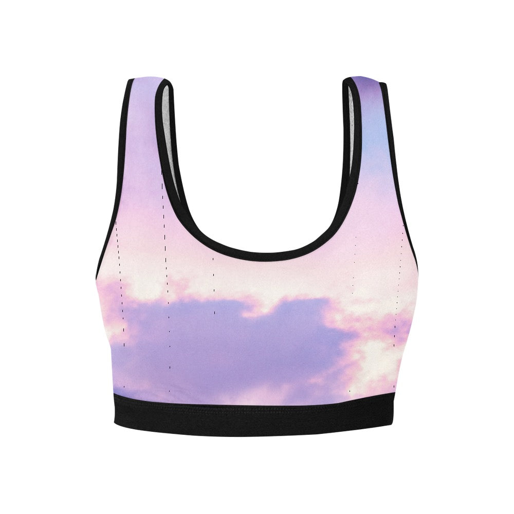 Pastel Skies Women's Sports Bra