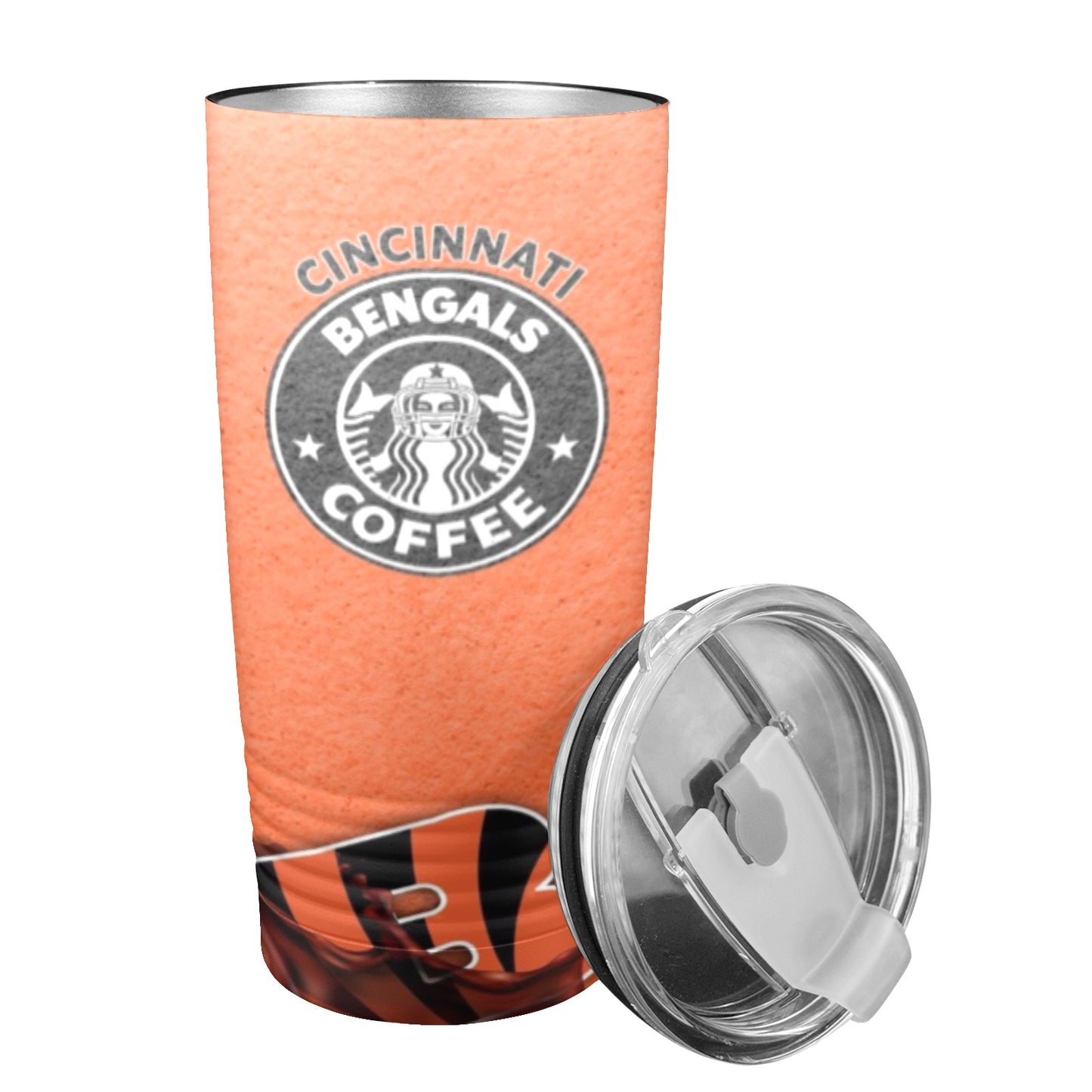 Bengals 20oz Insulated Stainless Steel Mobile Tumbler