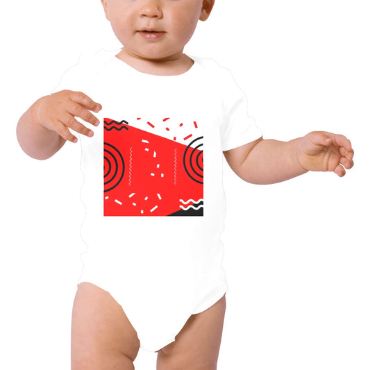 Red Does It Good Baby Onesie