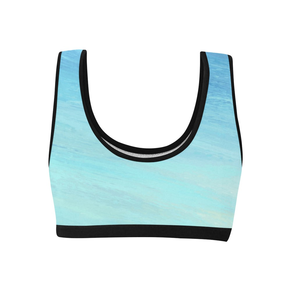 Blue Skies Women's Sports Bra