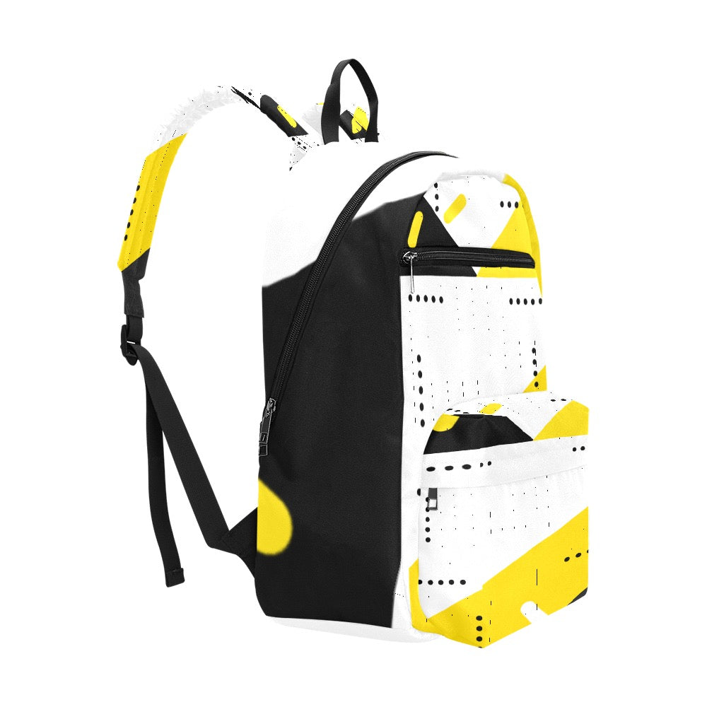 Black & Yellow Large Capacity Travel Backpack