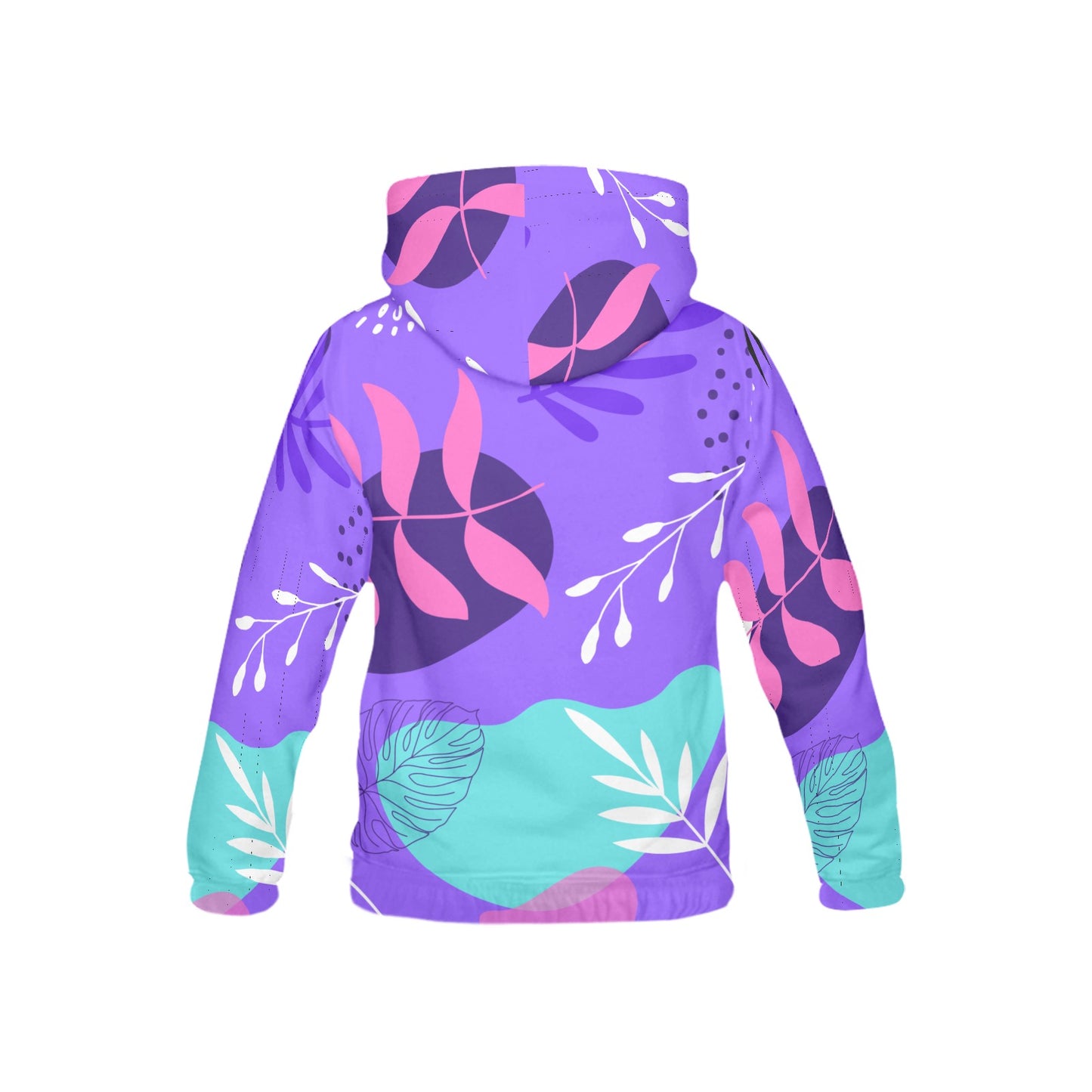 Purple Palms Hoodie For Kid