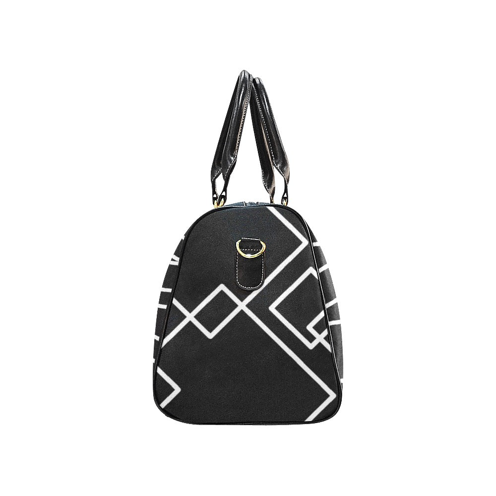 Black Squared Travel Bag/Small