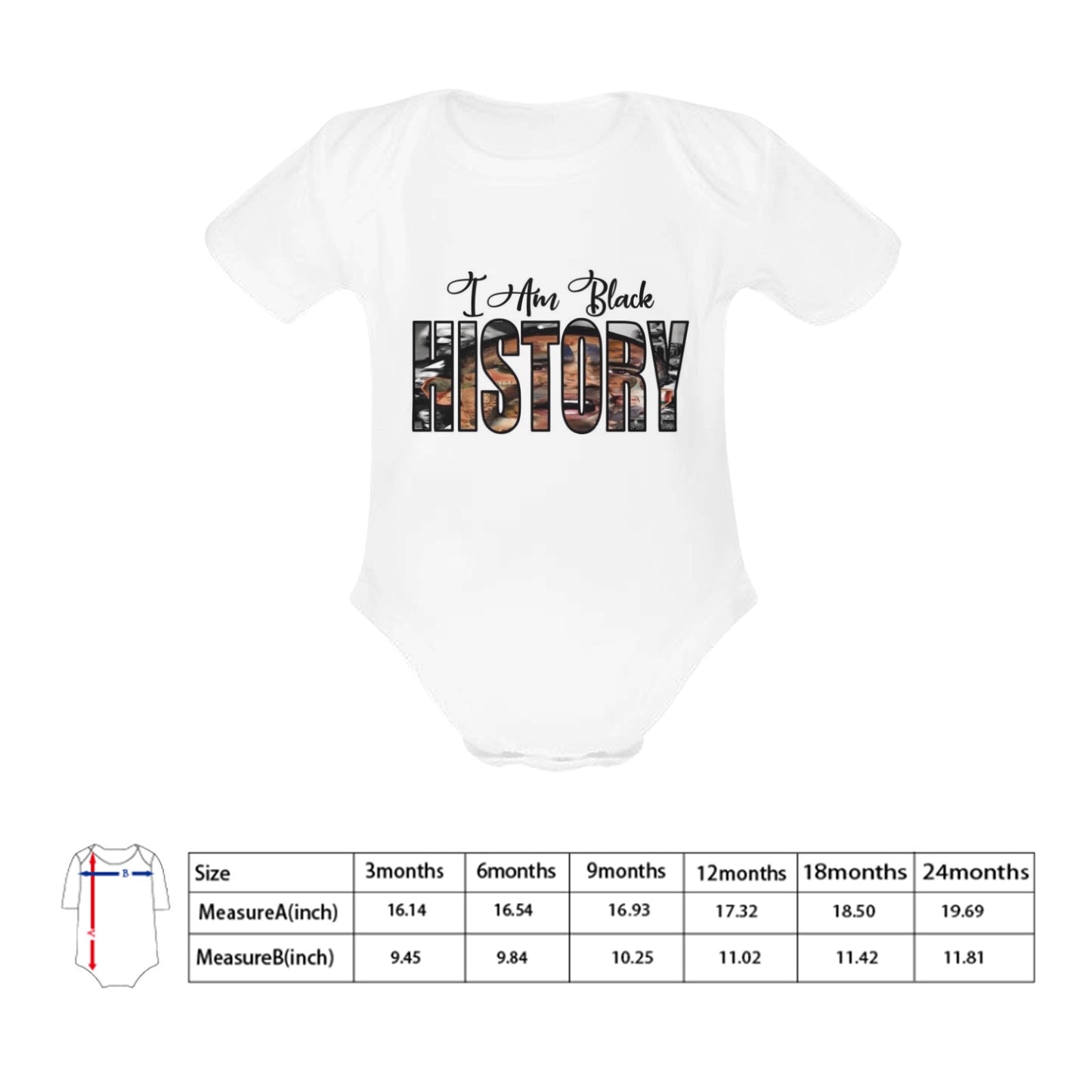 I am Black History Baby Onesie