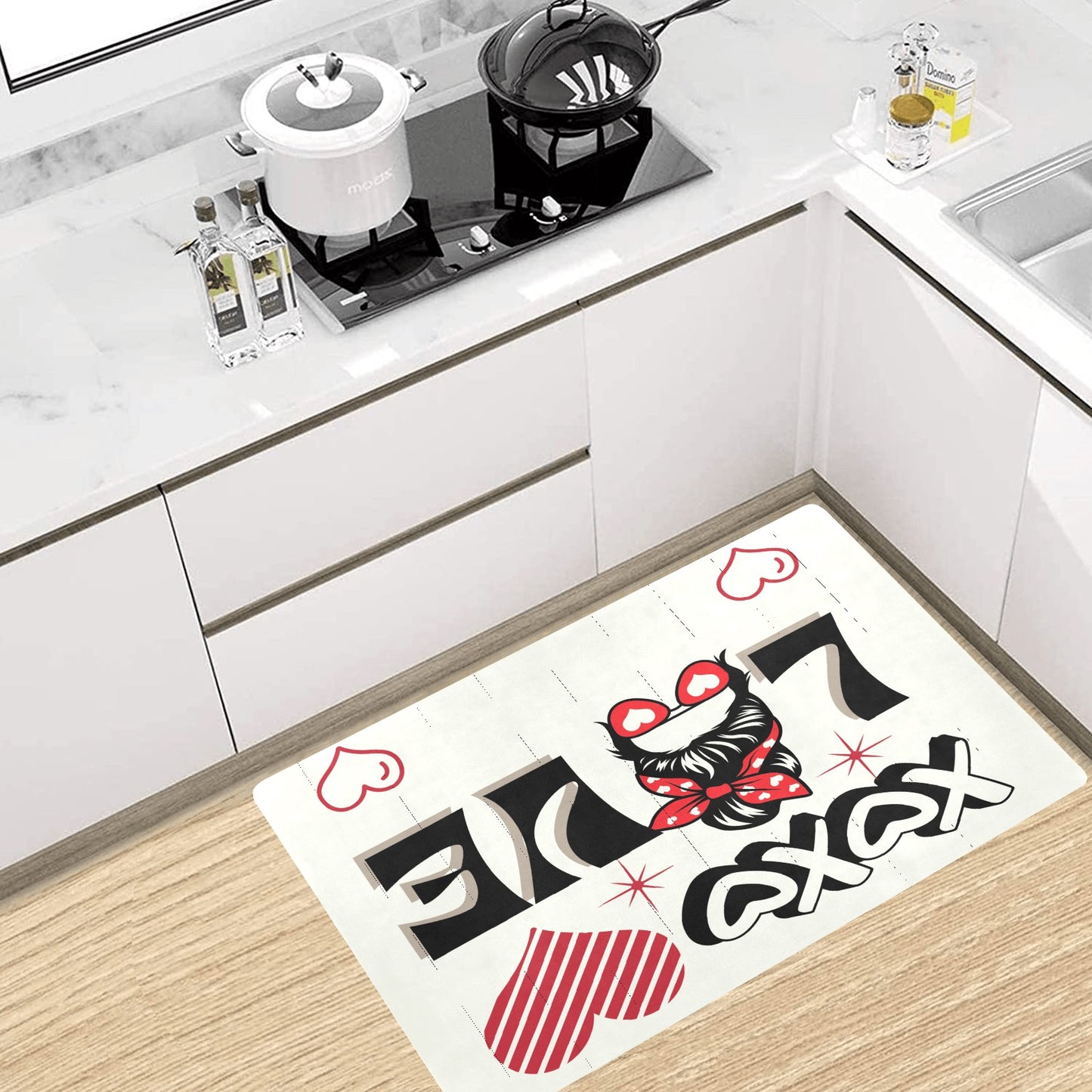 LOVE XOXO Kitchen Mat 32"x20"