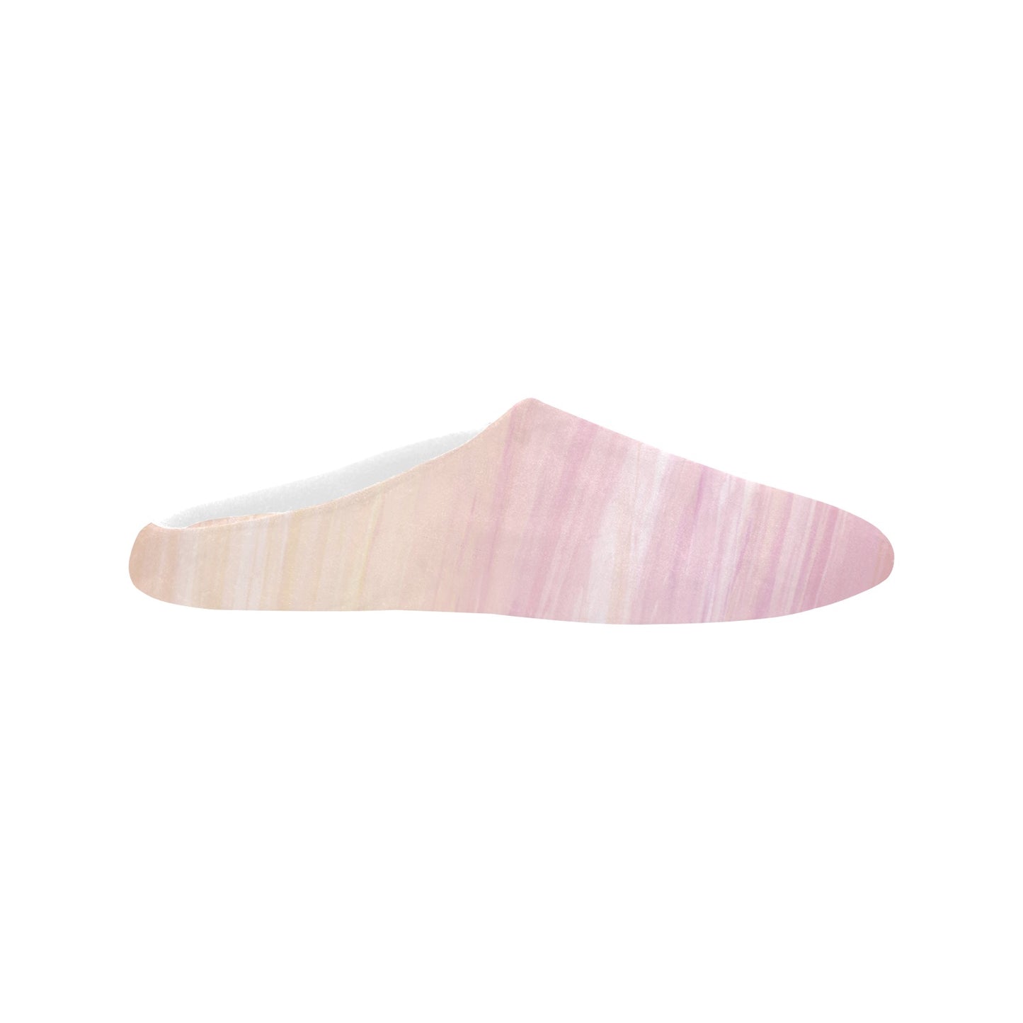 Peach Ombre Women's Non-Slip Cotton Slippers