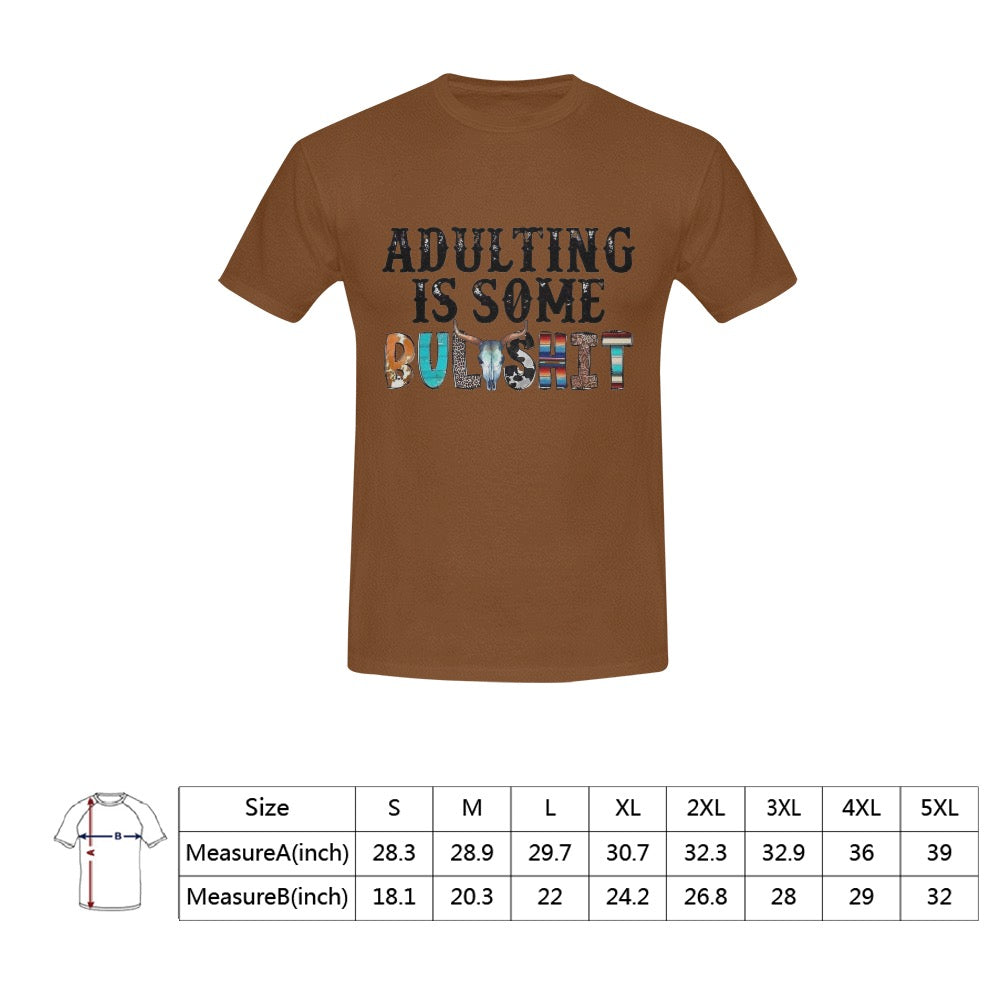 Adulting BS Men's T-Shirt