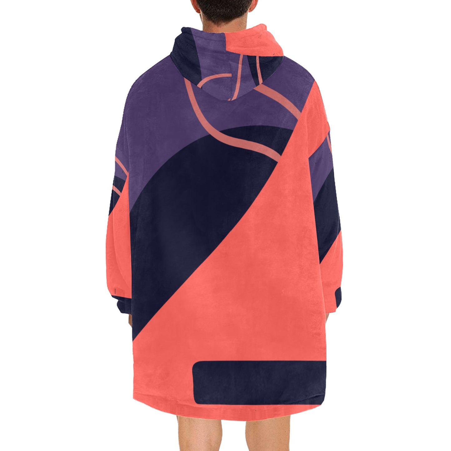 Orange You Blanket Hoodie for Adults