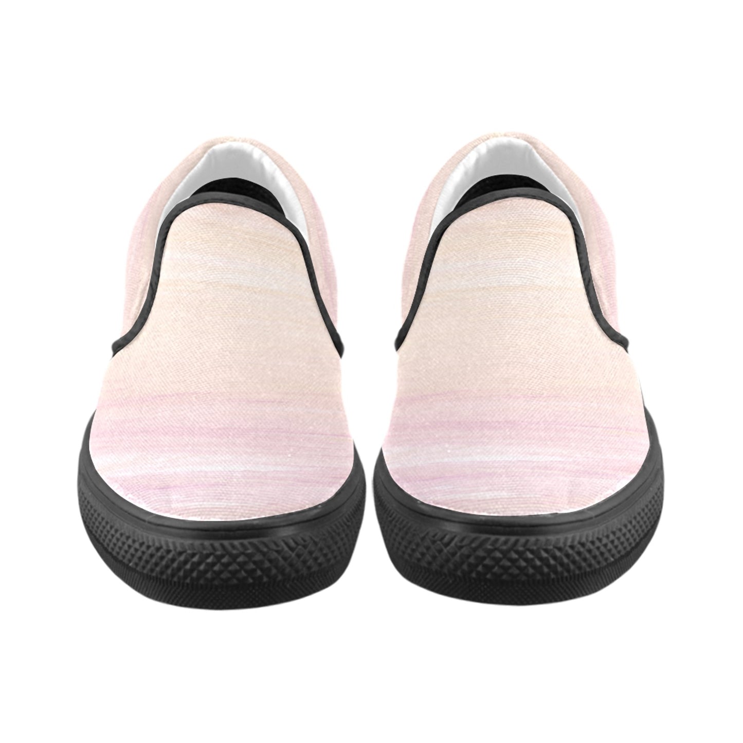 Peach Ombre Women's Slip-on Shoes