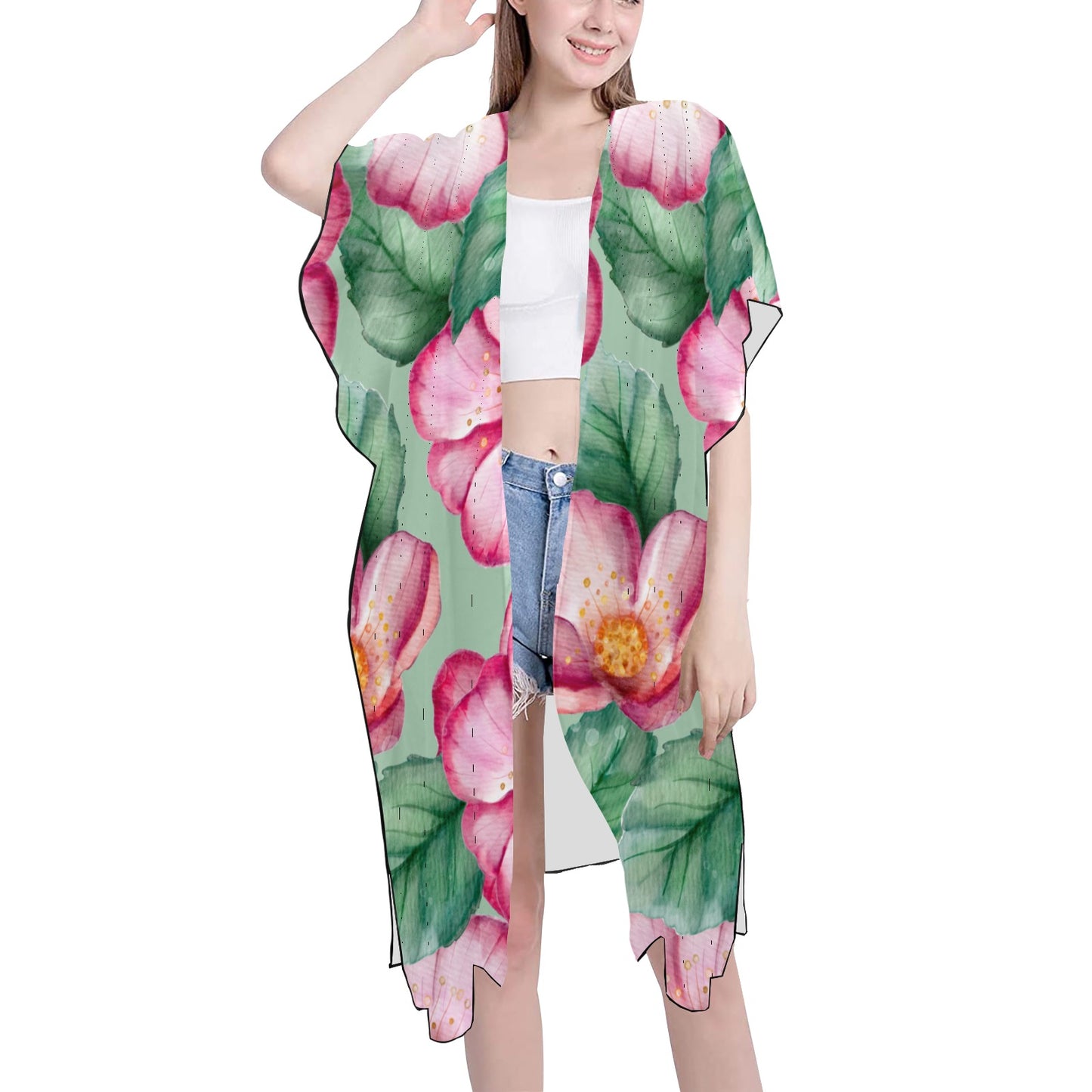 Garden Party Chiffon Cover Up