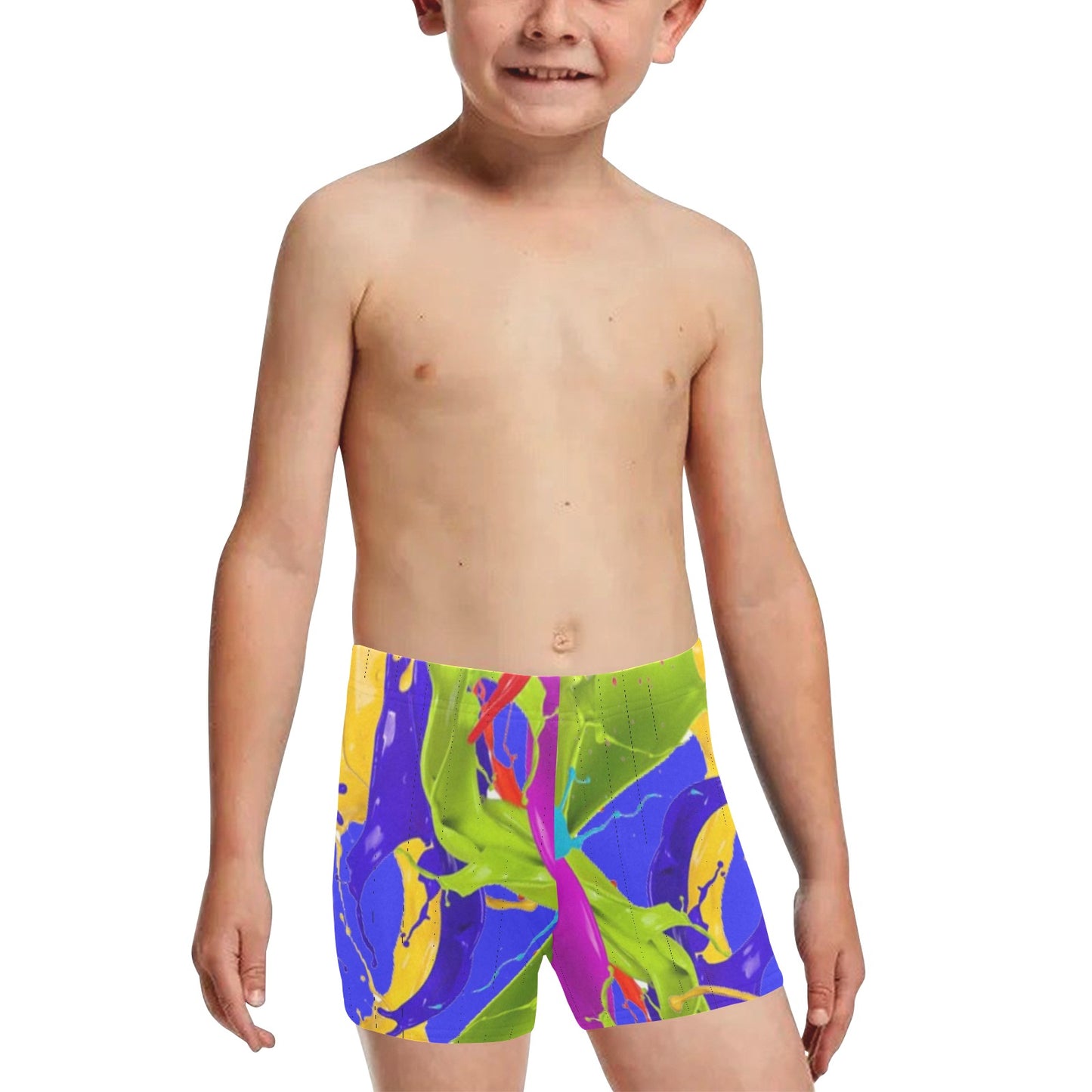 Color Mix Little Boys' Swimming Trunks