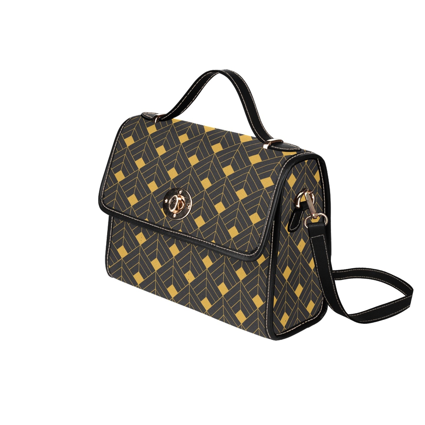 Gold Diamond Waterproof Bag-Black