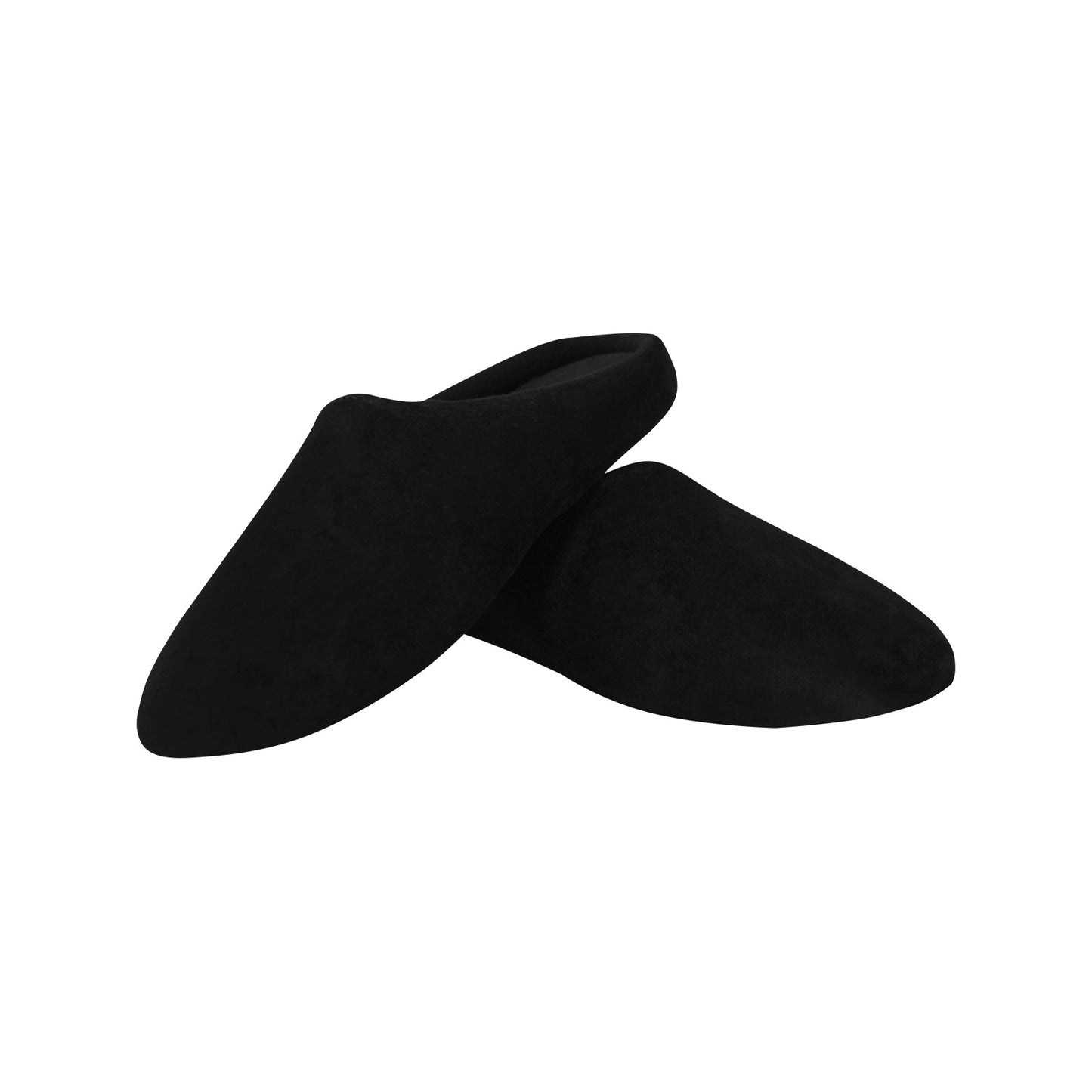 Black Women's Non-Slip Cotton Slippers