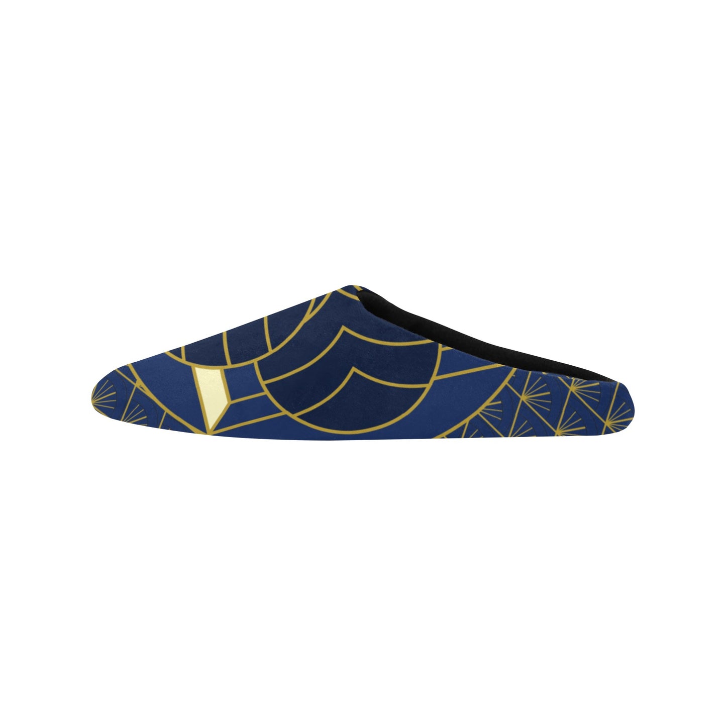 Navy Cut Women's Non-Slip Cotton Slippers