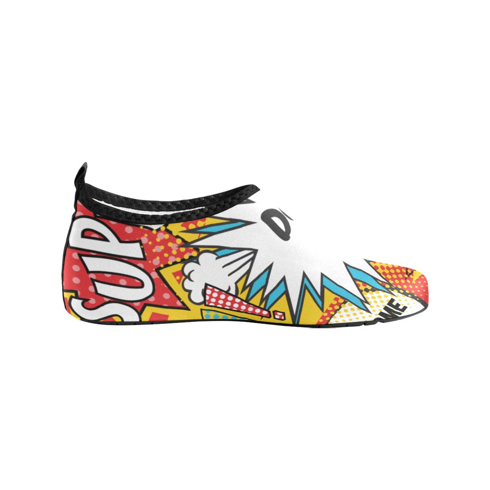 Comic Words Women's Slip-On Water Shoes