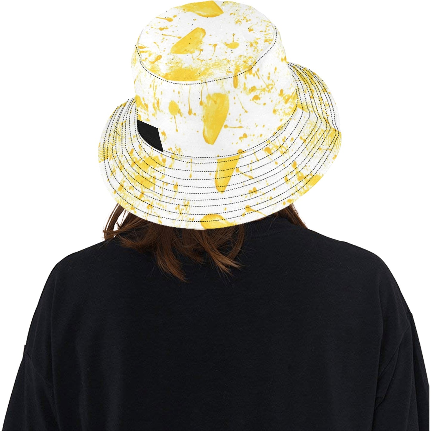 Yellow Splash Unisex Bucket Hat