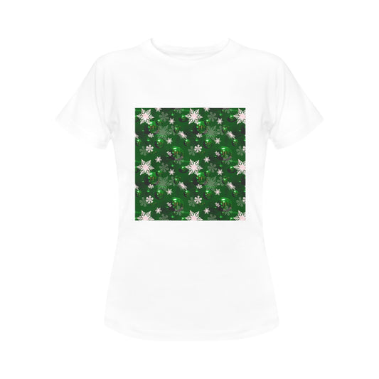 Green Snow Women's T-Shirt