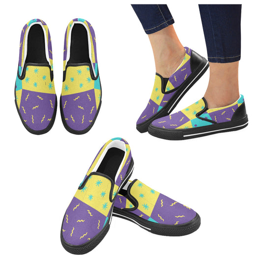 Purple Party Slip-on Shoes -Kid