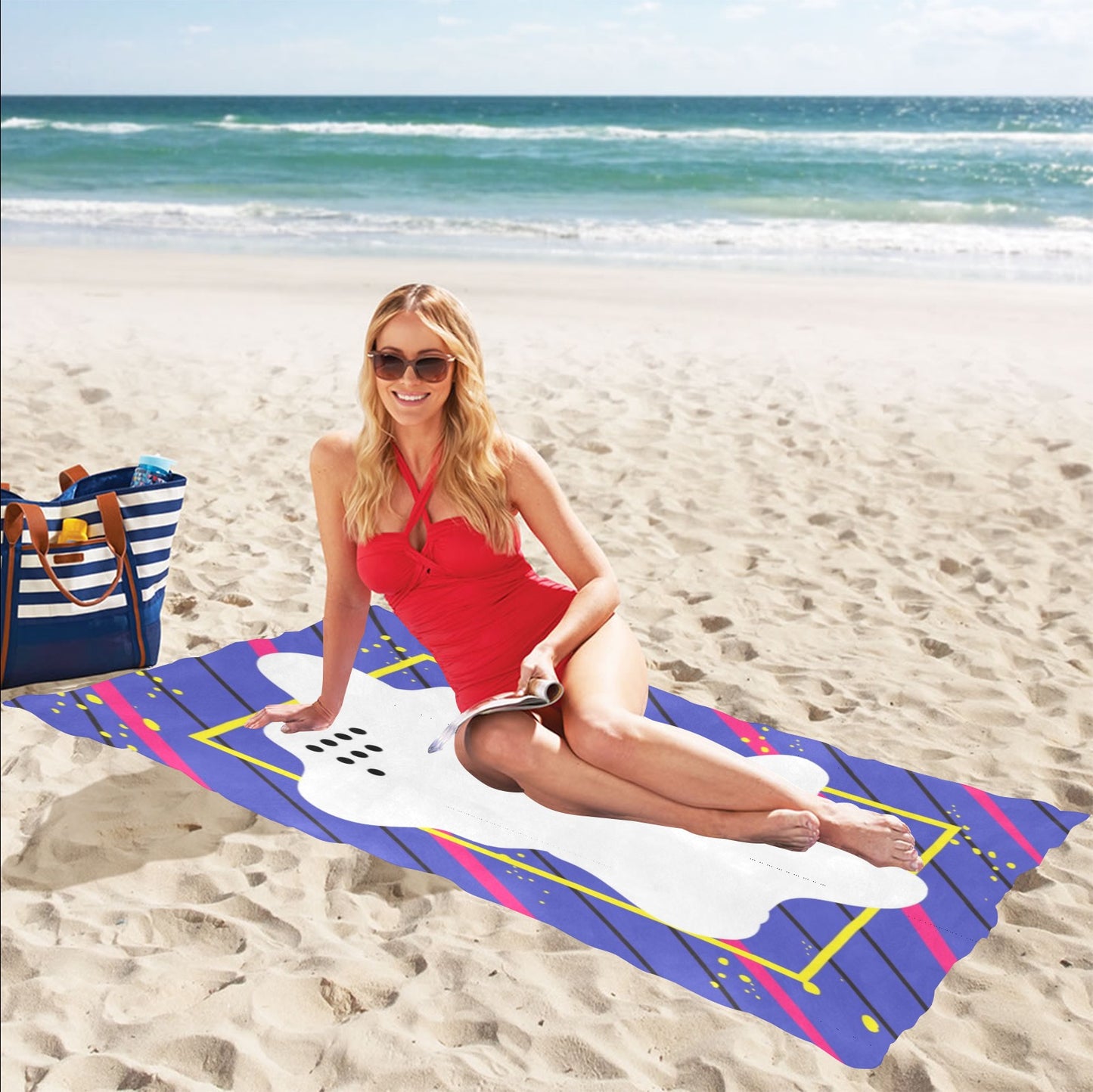 Ready To Go Beach Towel 32"x 71"