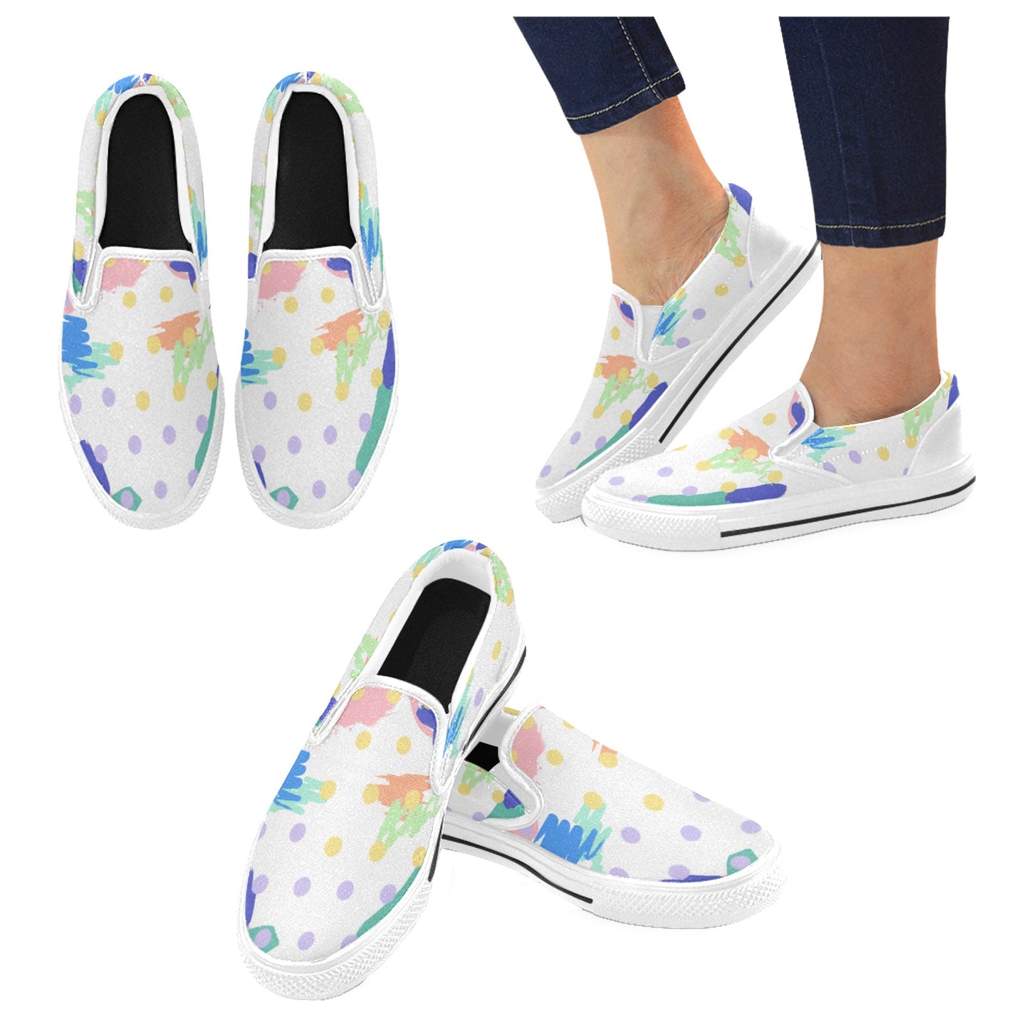 Creative Fun Men's Slip-on Shoes