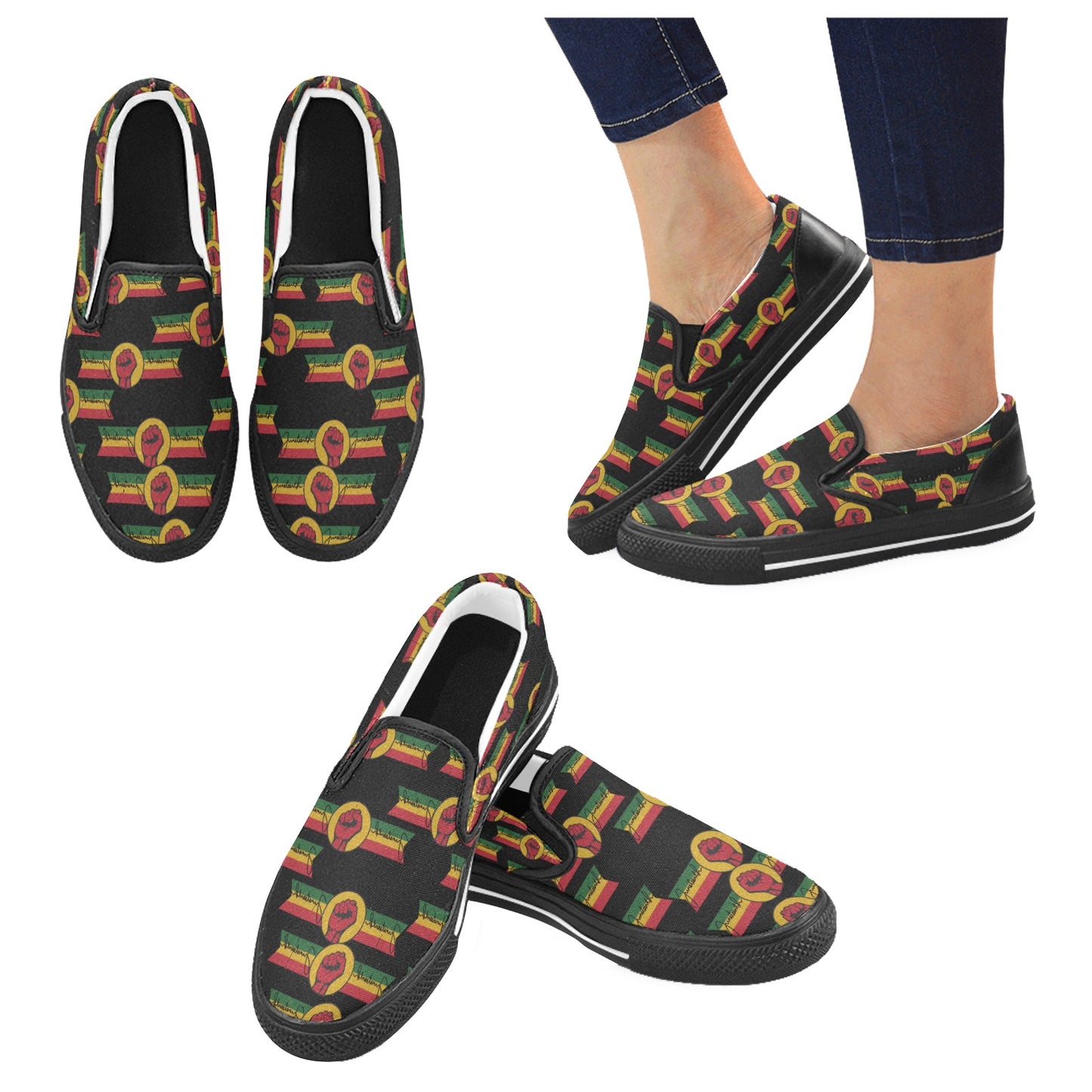 Juneteenth Slip-on Shoes -Kid