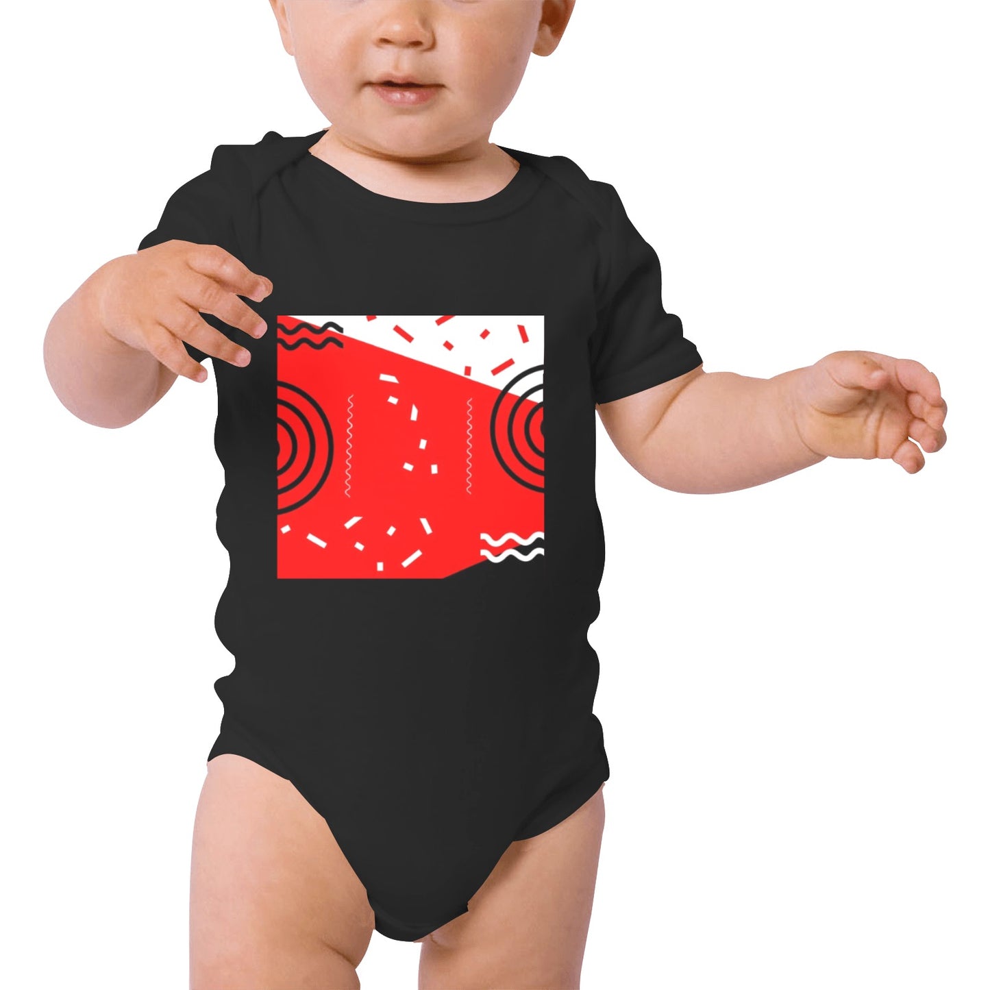 Red Does It Good Baby Onesie