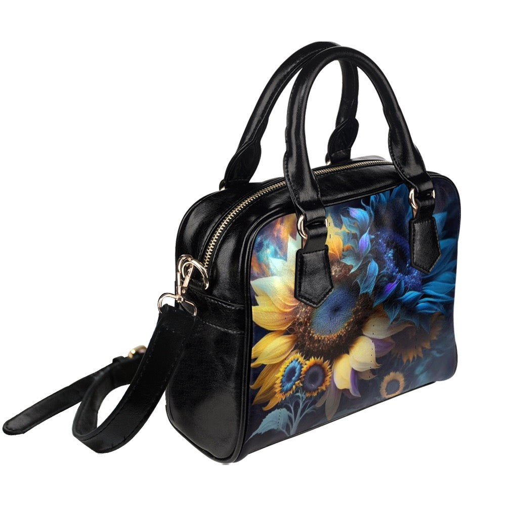 3D Sunflower Shoulder Handbag