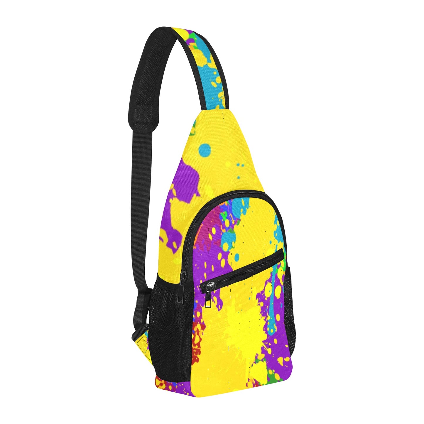 Yellow Splatter Chest Bag