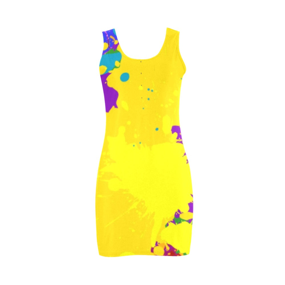 Yellow Splatter Dress